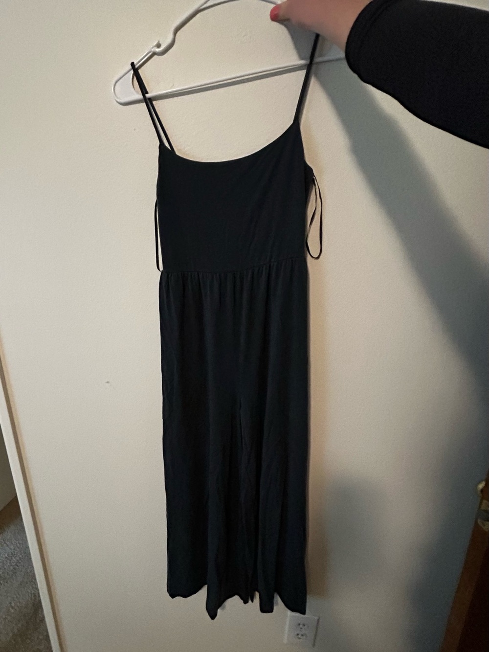 Quince green/blue Spaghetti Strap Jumpsuit